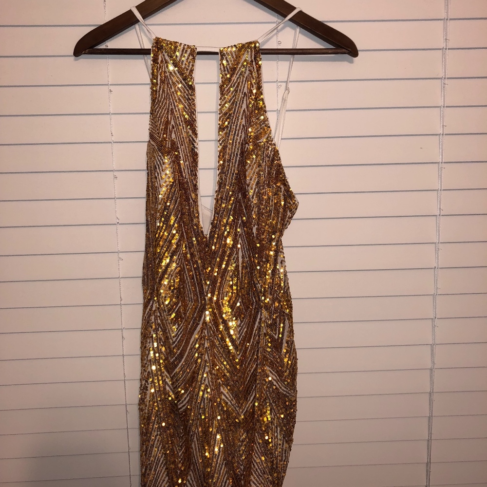 Gold Glistening Dress